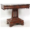 Image 7 : Mahogany Gothic Marble Top Table