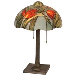 12 in. Pairpoint Floral Table Lamp