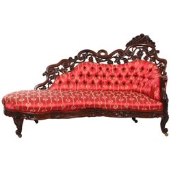 Belter Laminated Rosewood Recamier