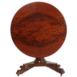Carved Empire Tilt Top Table