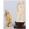 Image 1 : 2 Pcs. Carved Ivory Figures