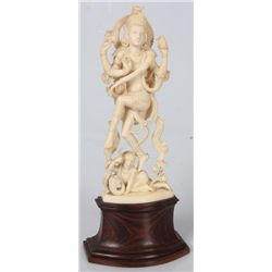 Carved Ivory Figure of Nataraja