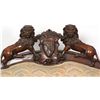 Image 5 : 2 Pc. Lion Carved Walnut Parlor Set