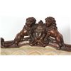 Image 9 : 2 Pc. Lion Carved Walnut Parlor Set