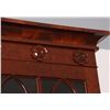 Image 4 : 2 Part Mahogany Gothic Plate Cupboard