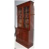 Image 7 : 2 Part Mahogany Gothic Plate Cupboard