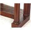 Image 7 : Mahogany Marble Top Pier Table