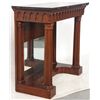 Image 9 : Mahogany Marble Top Pier Table