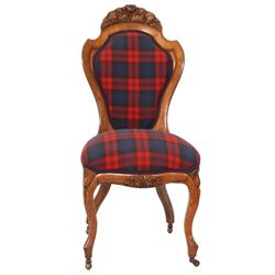 JH Belter Oak Rosalie Sidechair