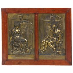 Pr. Bronze Relief Plaques