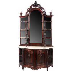 Attr: A. Roux Rosewood Étagère