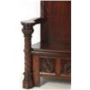 Image 2 : Continental Gothic Revival Oak Hall Bench