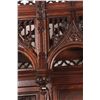 Image 5 : Continental Gothic Revival Oak Hall Bench