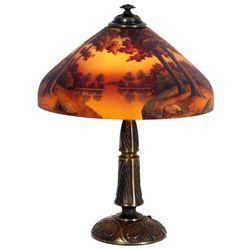 18 in. Phoenix Reverse Painted Table Lamp
