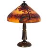 Image 4 : 18 in. Phoenix Reverse Painted Table Lamp