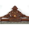 Image 5 : 4 Pc. Carved Walnut Parlor Set