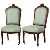 Image 1 : Pr. Renaissance Revival Rosewood Sidechairs