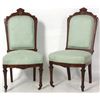Image 2 : Pr. Renaissance Revival Rosewood Sidechairs