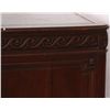 Image 7 : Carved Walnut Receptionist’s Desk w/ Sign
