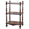 Image 1 : 3 Tier Turned Walnut Stand