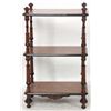 Image 2 : 3 Tier Turned Walnut Stand