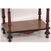 Image 4 : 3 Tier Turned Walnut Stand