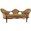 Image 1 : Rococo Carved Walnut Triple Back Settee