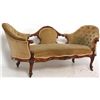 Image 2 : Rococo Carved Walnut Triple Back Settee
