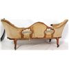 Image 9 : Rococo Carved Walnut Triple Back Settee