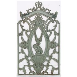 Figural Iron Gate