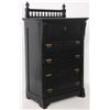 Image 2 : Ebonized 5 Drawer Lockside Chest