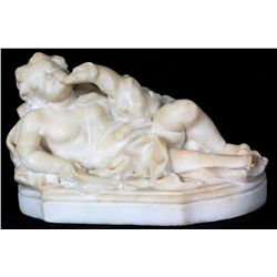 Figural Carved Marble Grouping