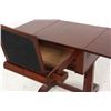 Image 9 : Mahogany Empire Drop Leaf Work Table