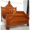 Image 10 : Gothic Carved Walnut Bed