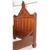 Image 2 : Gothic Carved Walnut Bed
