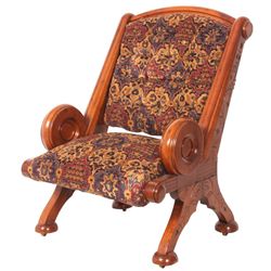 Aesthetic Cherry Carved Chair