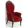 Image 3 : Gothic Walnut Parlor Armchair