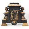 Image 9 : Lg. Marble & Bronze 3 Pc. Clock Set