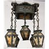 Image 10 : 5 Light Bronze Ceiling Lamp