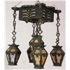 Image 1 : 5 Light Bronze Ceiling Lamp