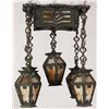 Image 2 : 5 Light Bronze Ceiling Lamp