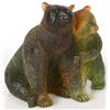 Image 1 : Daum France Pate-de-Verre Bear Figures