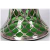 Image 8 : 2 Pcs. Green Glass With Silver Overlay