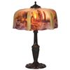 Image 1 : 16 in. Pittsburgh Reverse Painted Table Lamp