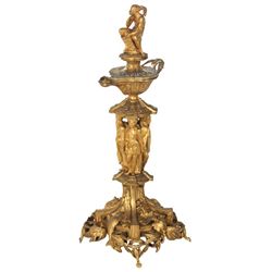 French Dore Bronze Cigar Lighter