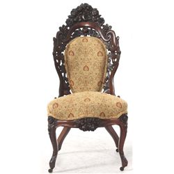 Belter Fountain Elms Rosewood Sidechair