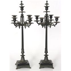 Pr. Neo Grec Style Candelabra