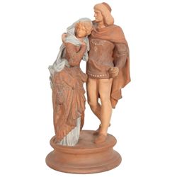 Terra Cotta Figural Grouping