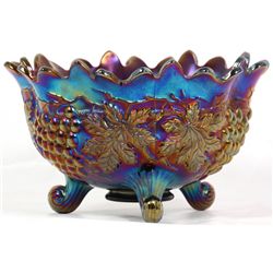 Northwood Amethyst Grape & Cable Bowl