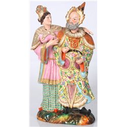 Old Paris Figural Porcelain Nodder Grouping